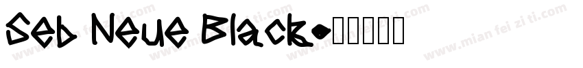 Seb Neue Black字体转换